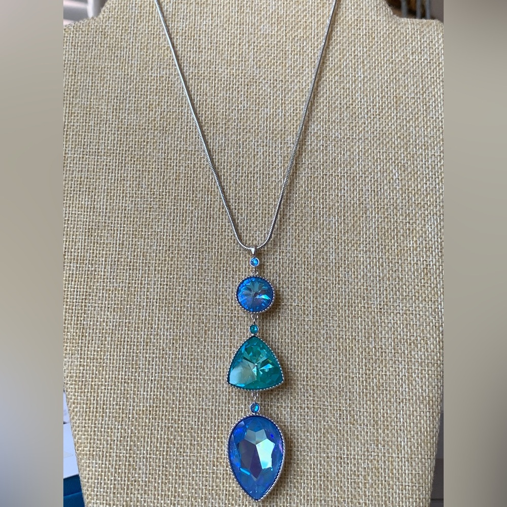 Swarovski Crystal, Fluidity Pendant Necklace It is